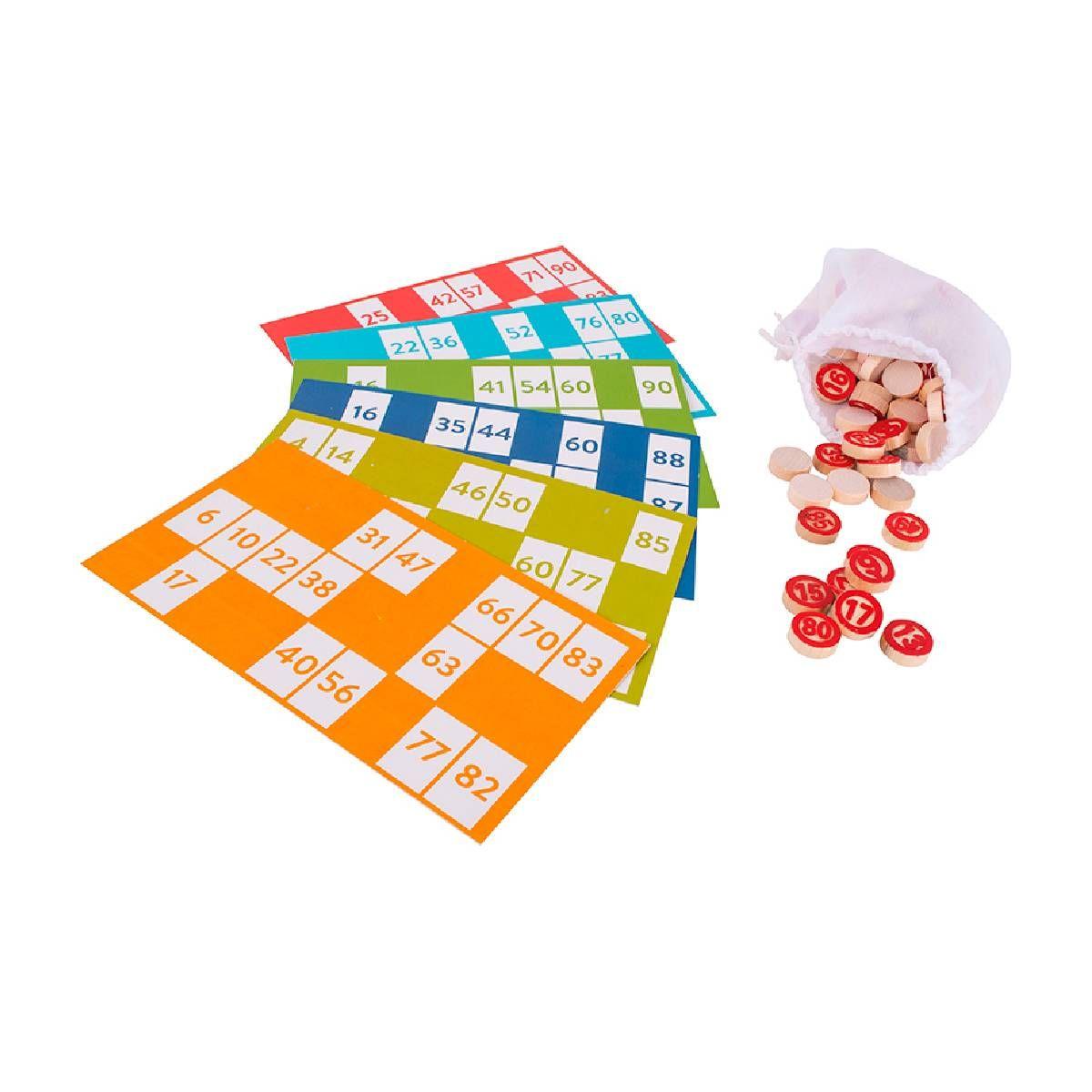 Juego de Sorteo De Cartón-1