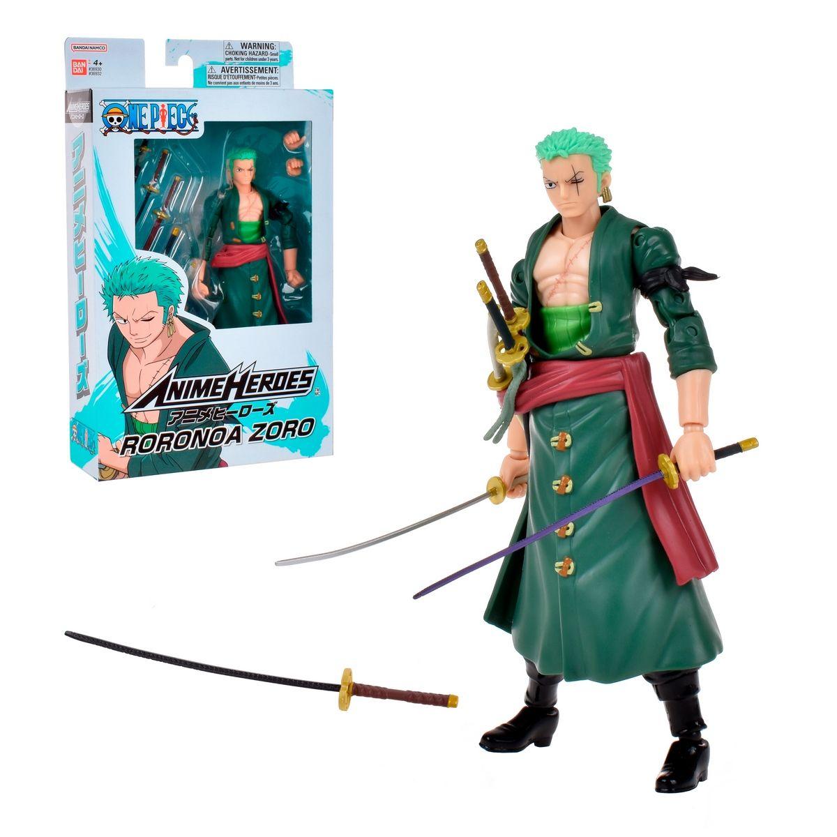 Figura One Piece Anime Heroes 17 Cms - Rorona Zoro-0