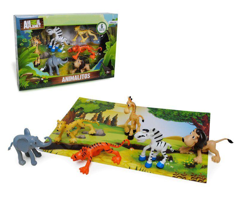 Set De 6 Animales Pre Escolare Animal Planet-0