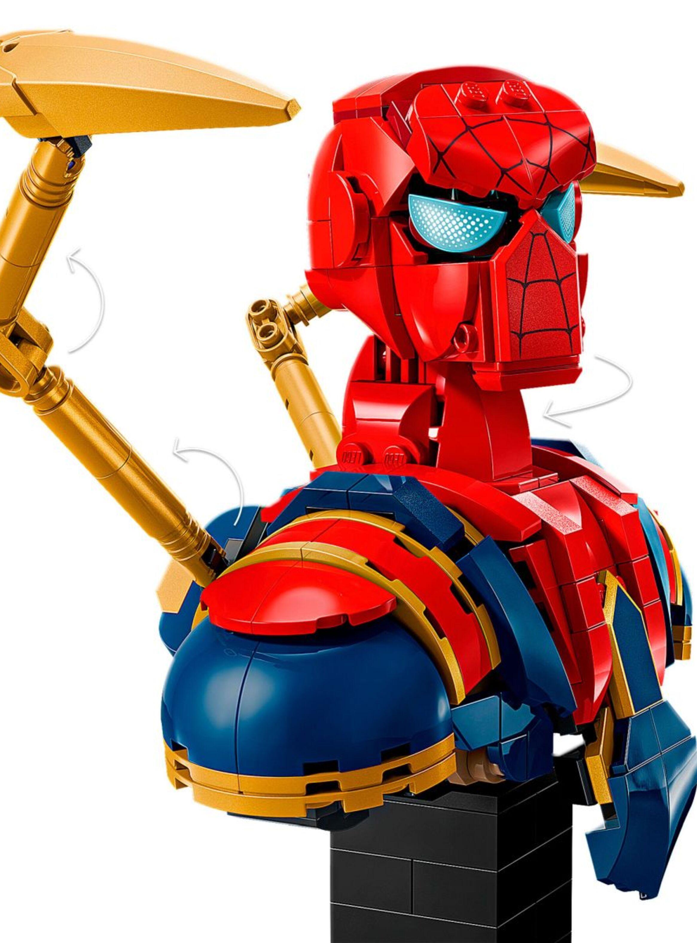 Busto De Iron Spider-Man Lego Super Heroes-3