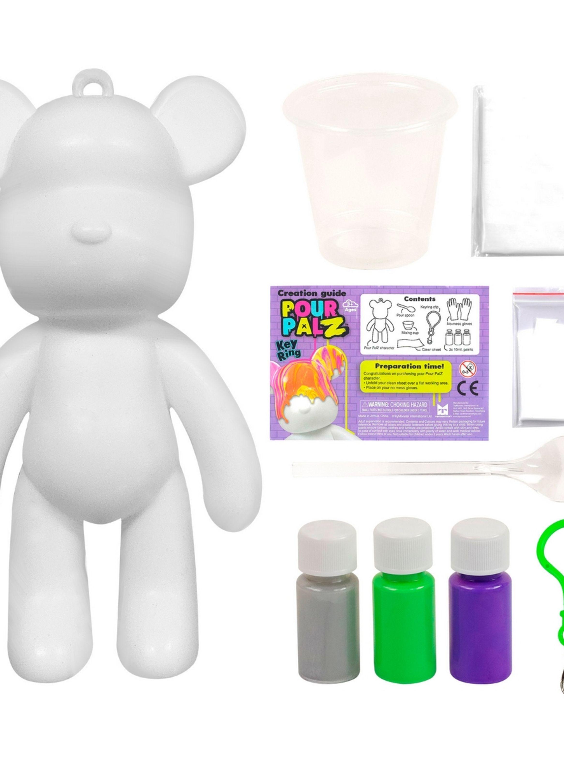 Oso Llavero Para Pintar Pour Palz - Verde-4