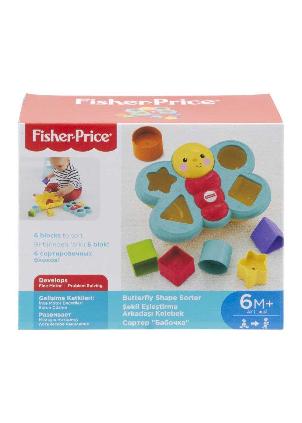 Juguete didáctico Fisher Price mariposa bloques para bebé-4