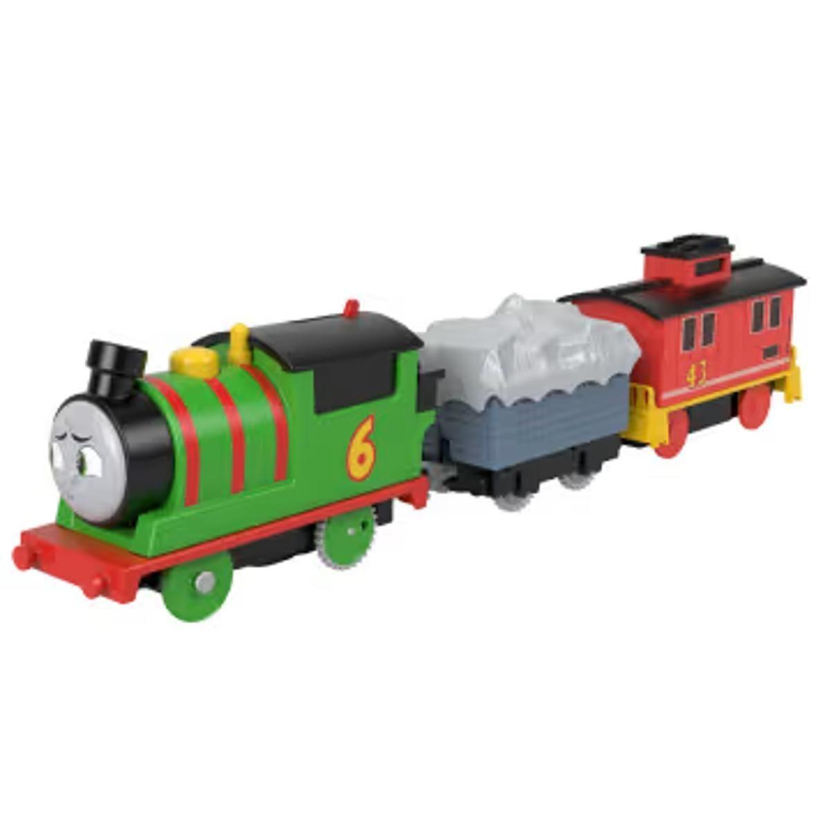 THOMAS & FRIENDS TRENES  - PERCY - BRAKE CAR BRUNO-0