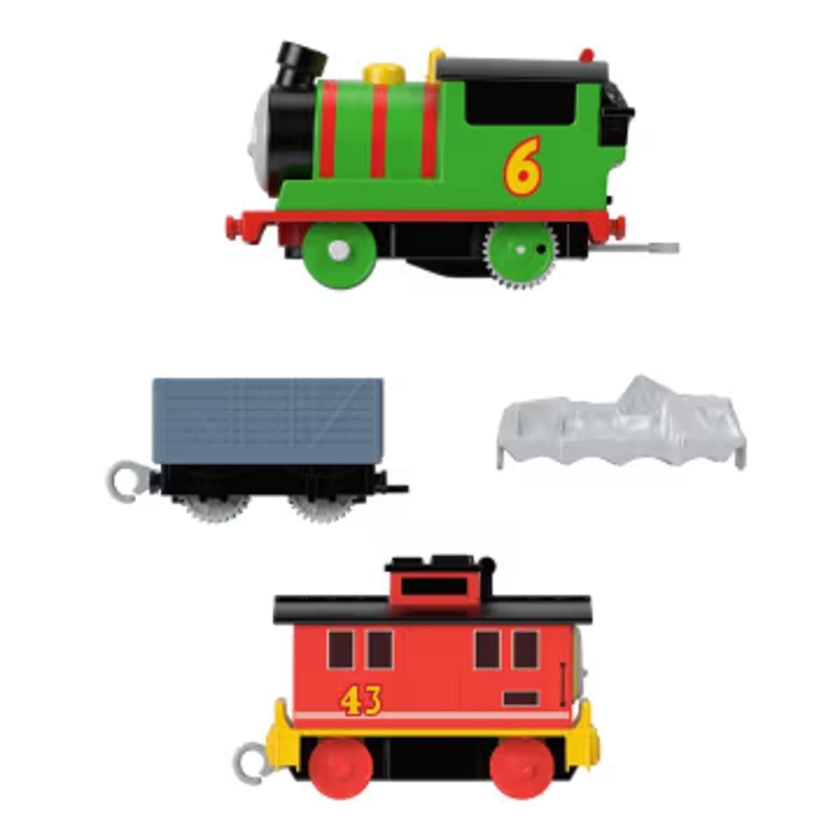 THOMAS & FRIENDS TRENES  - PERCY - BRAKE CAR BRUNO-1