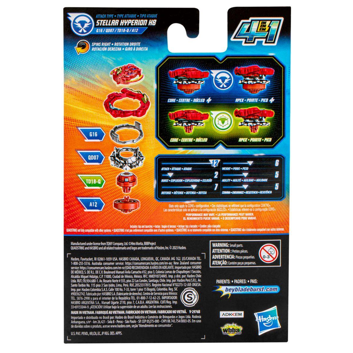 BEY BLADE QS STARTER PACK - STELLAR HYPERION-2