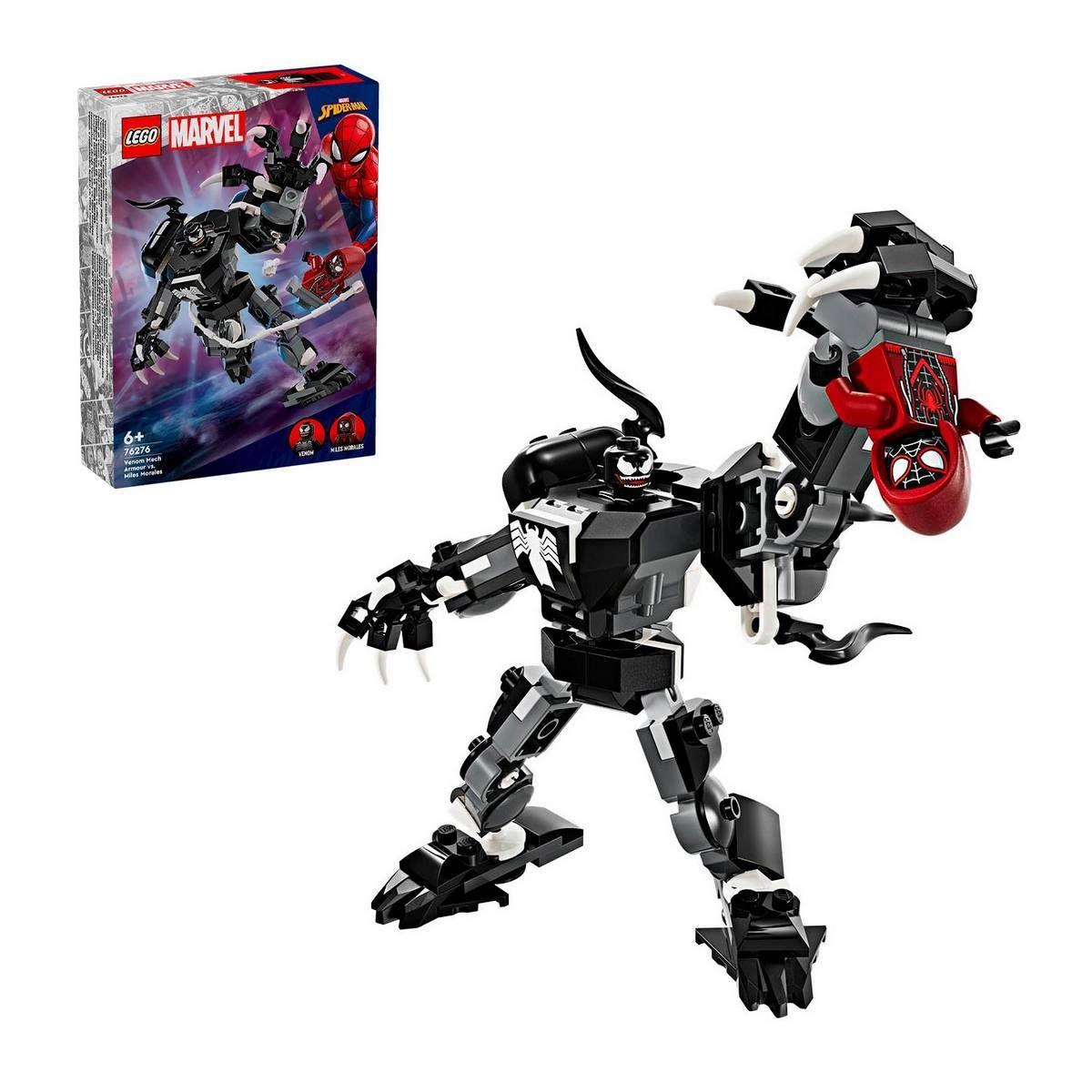 ARMADURA ROBÓTICA VENOM VS. MILES MORALES LEGO SUPER HEROES-0