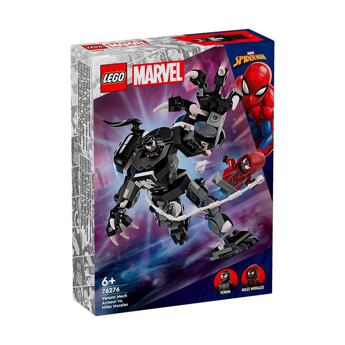ARMADURA ROBÓTICA VENOM VS. MILES MORALES LEGO SUPER HEROES-4