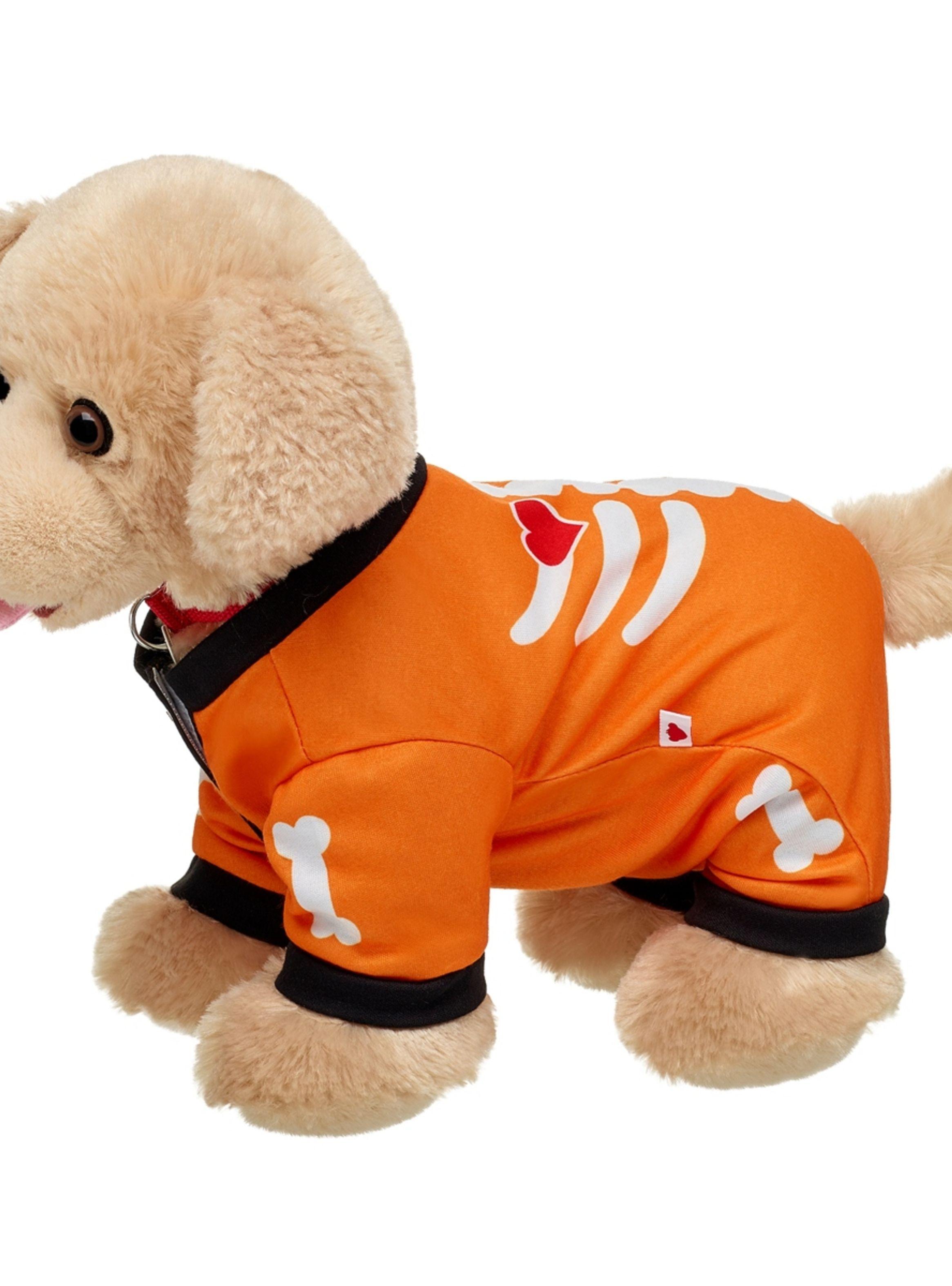 Pijama Esqueleto Naranjo 4 Patas Build-A-Bear-2