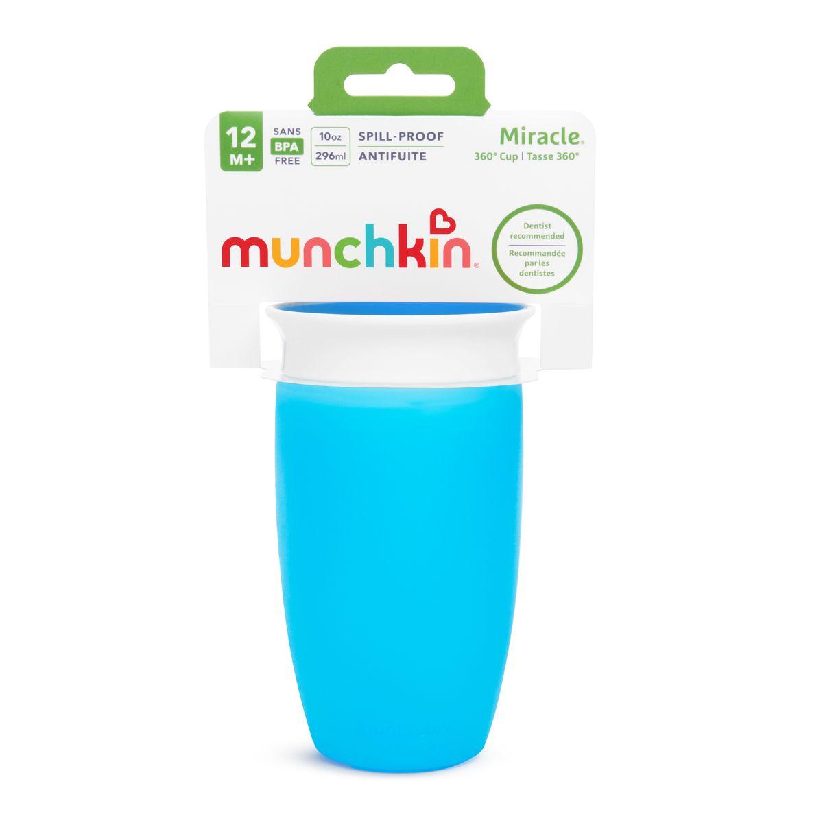 Vaso Antiderrame Miracle 360 Sippy 296Ml Munchkin - Celeste-3