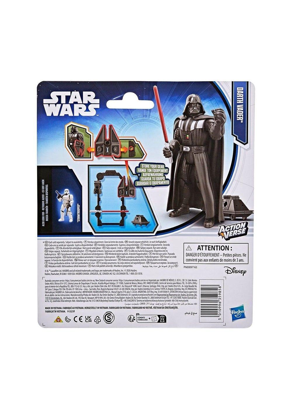 FIGURA STAR WARS CON ACCESORIO SAGA - DARTH VADER-3