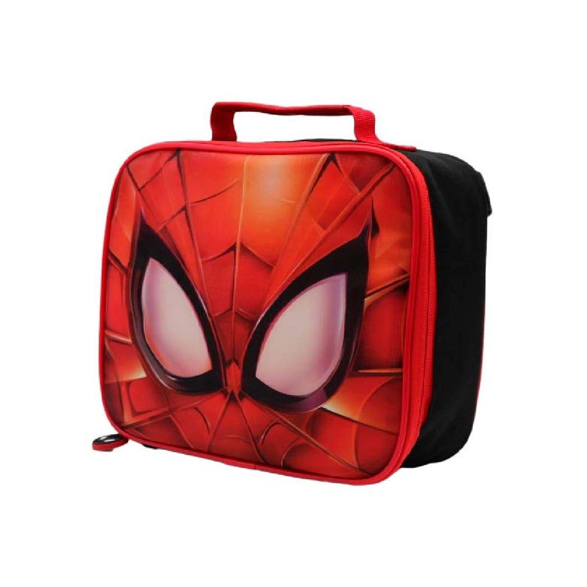 Mochila Con Ruedas+ Lonchera 38 Cm Spiderman-7