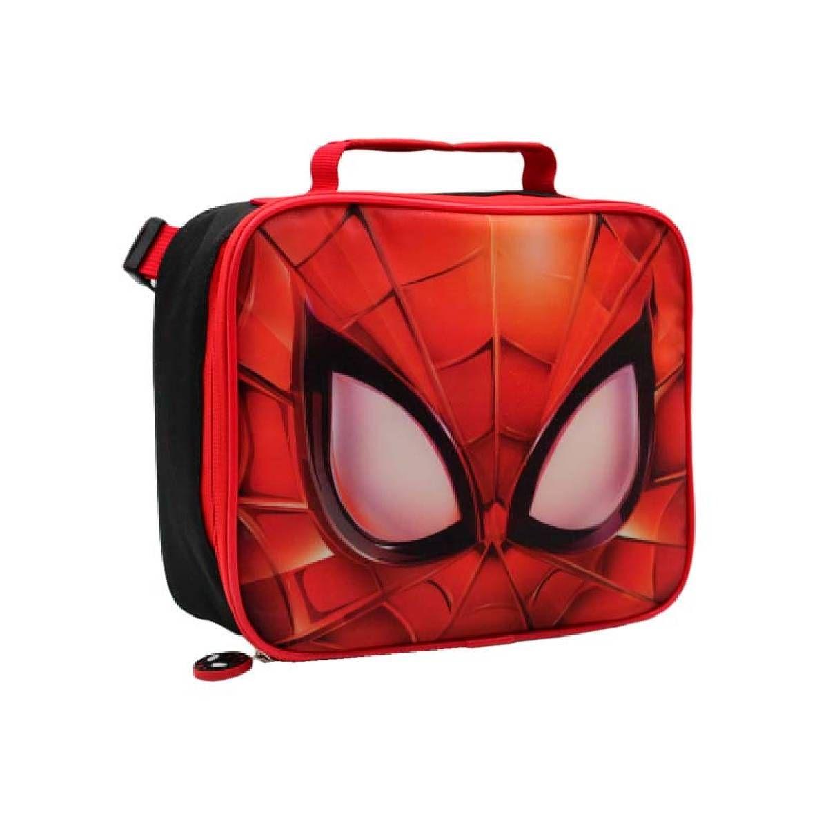 Mochila Con Ruedas+ Lonchera 38 Cm Spiderman-8