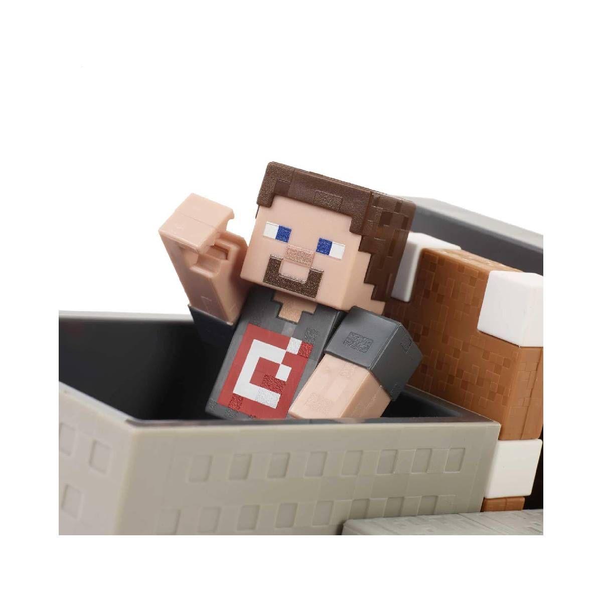 Minecraft Vanilla Core Figura De 8 Cm Con Dinåmica De Coche-4