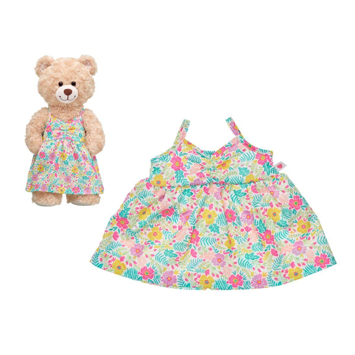 Vestido Largo Floral  Build-A-Bear-2