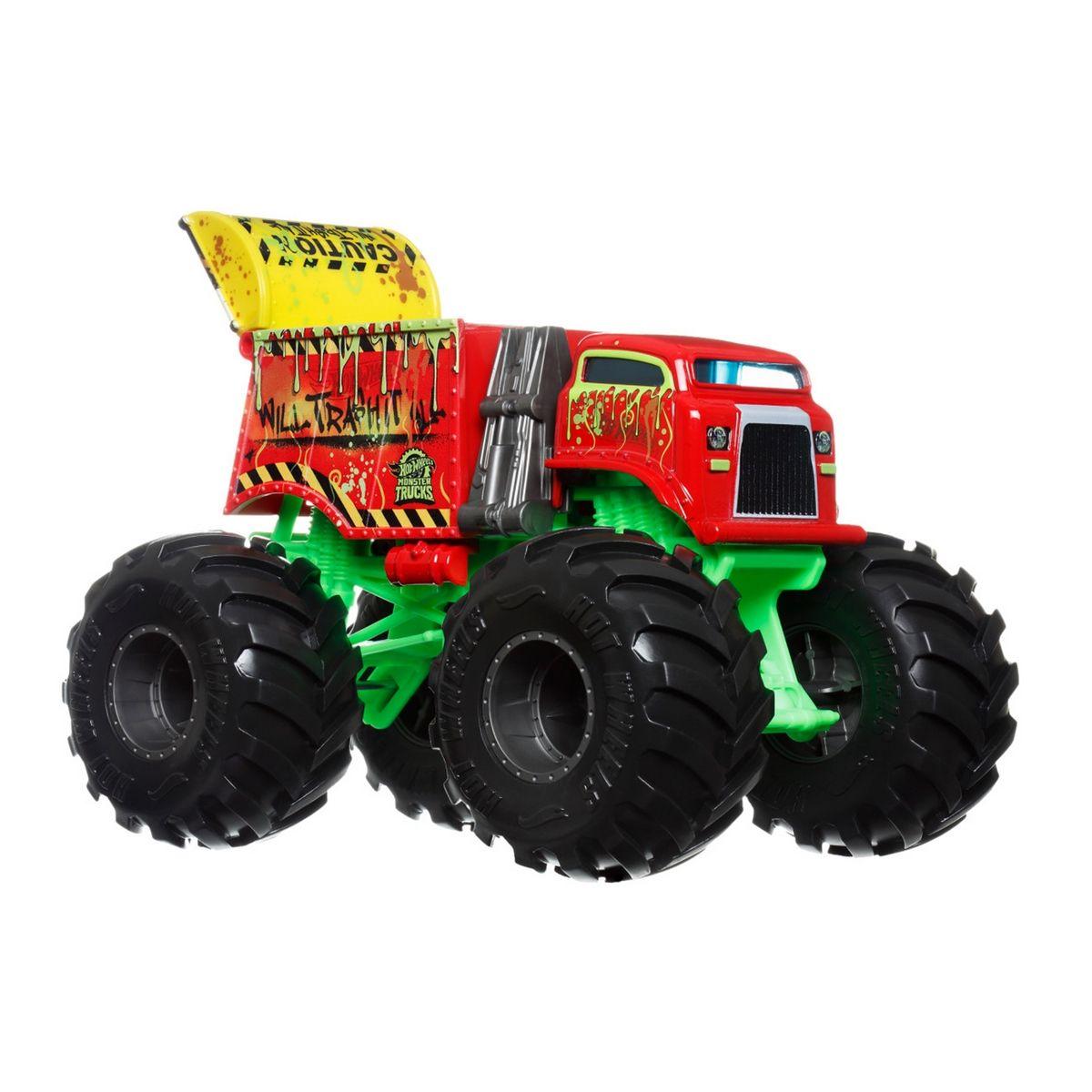 HOT WHEELS MONSTER TRUCKS ESCALA 1:24 - WILL TRASHITALL-0