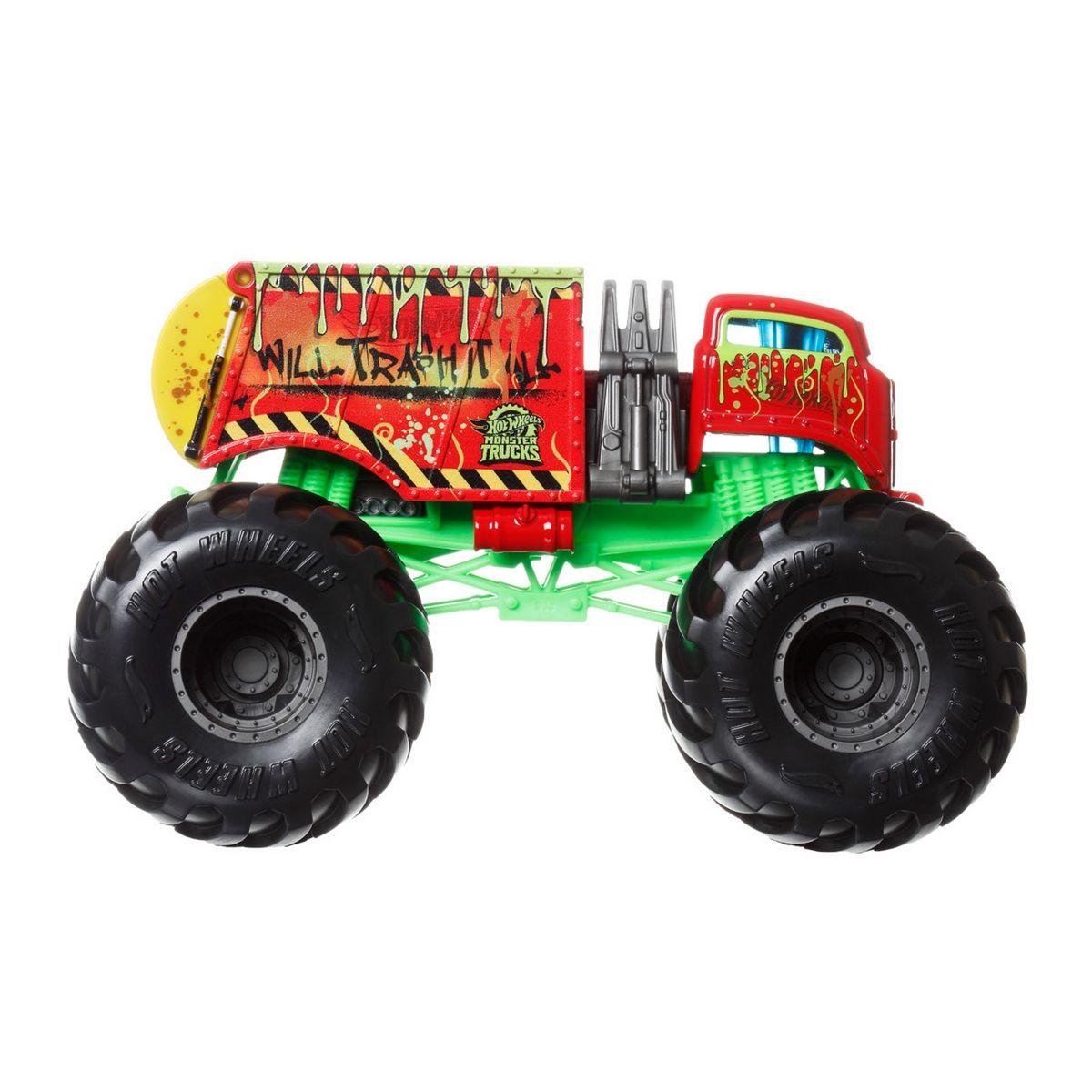HOT WHEELS MONSTER TRUCKS ESCALA 1:24 - WILL TRASHITALL-2