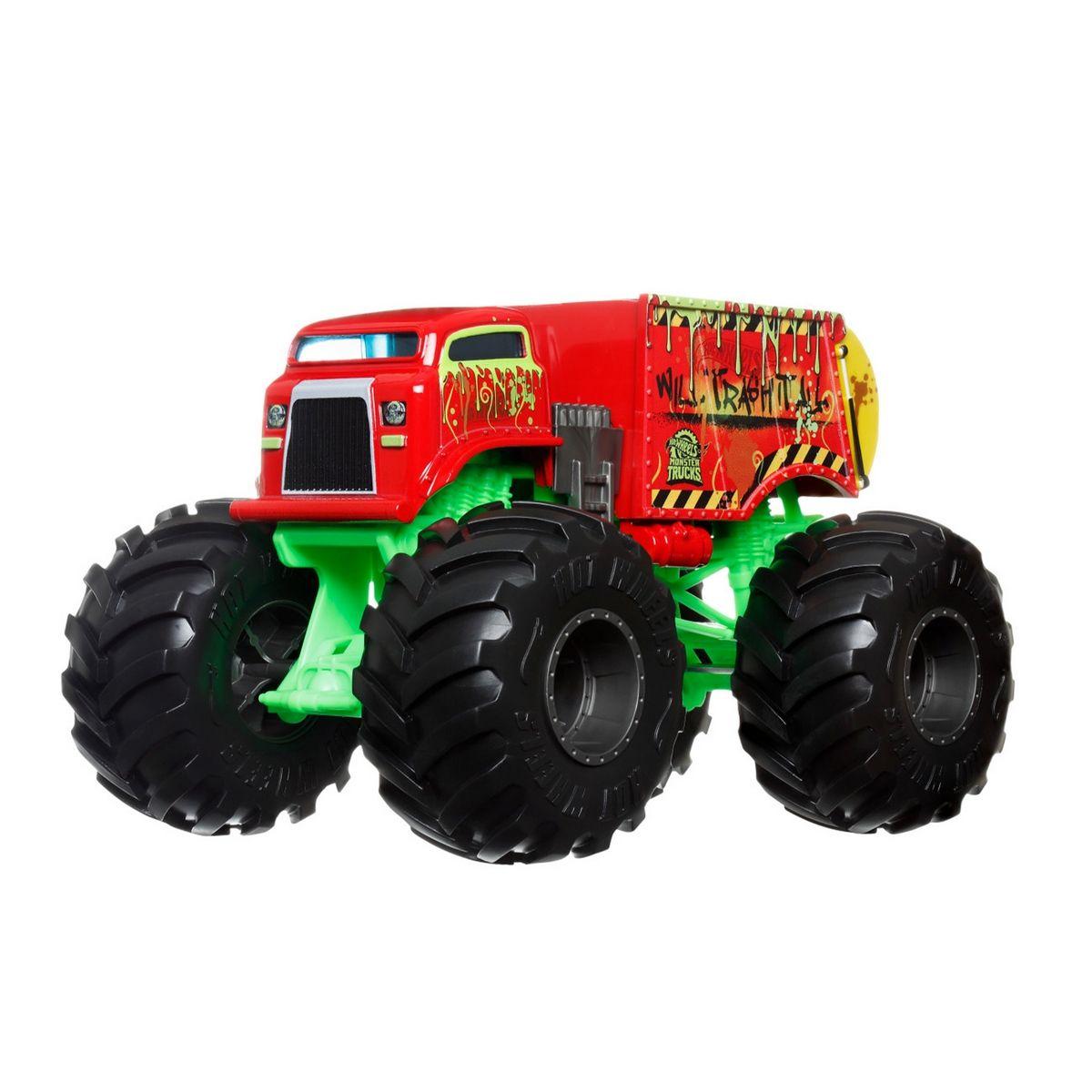 HOT WHEELS MONSTER TRUCKS ESCALA 1:24 - WILL TRASHITALL-3