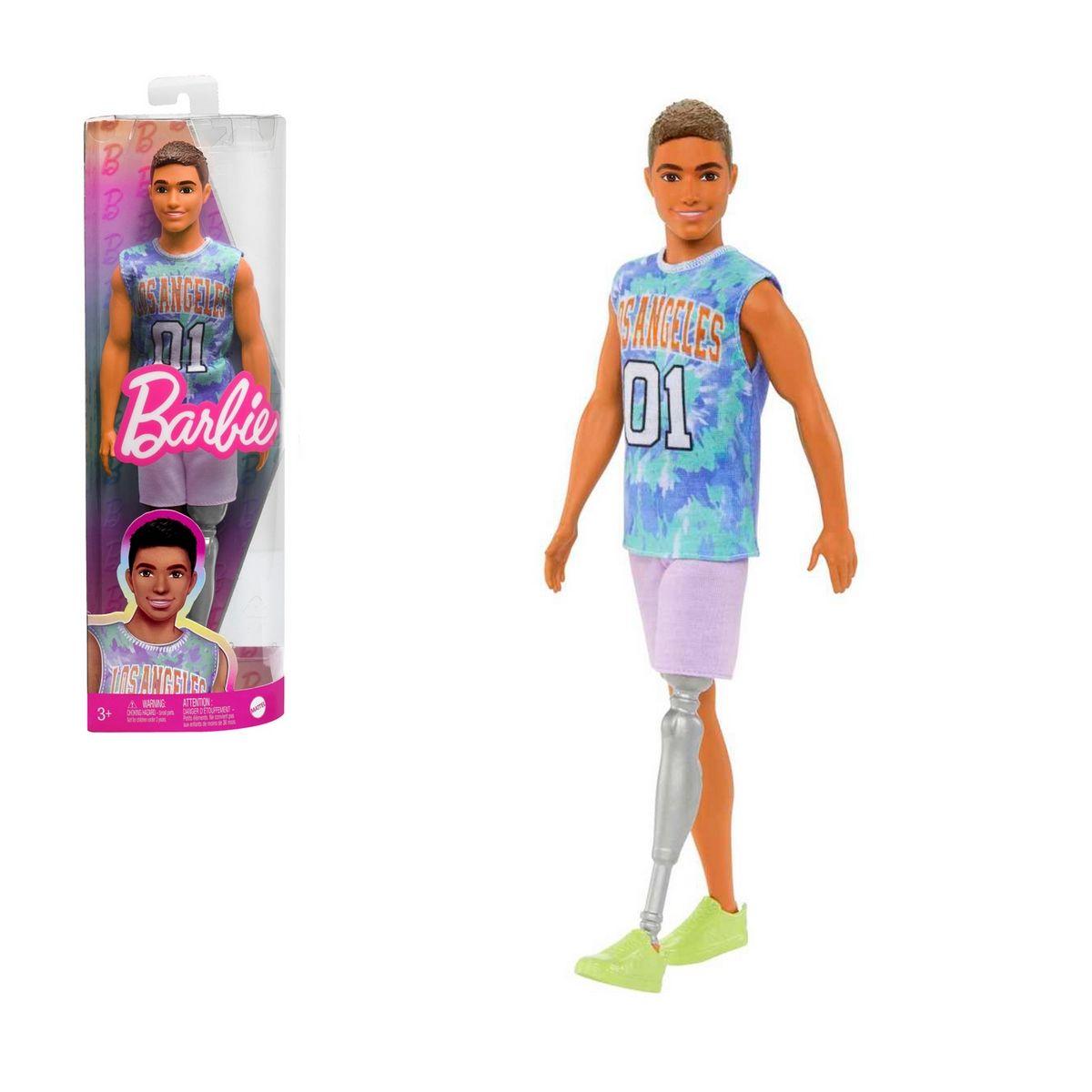 BARBIE FASHIONISTA KEN - KEN PIERNA ORTOPEDICA-0
