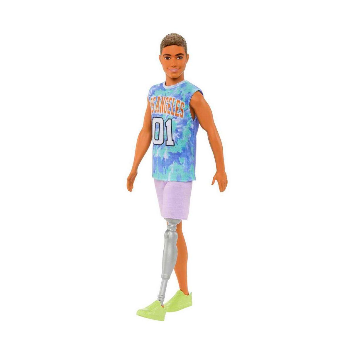 BARBIE FASHIONISTA KEN - KEN PIERNA ORTOPEDICA-1