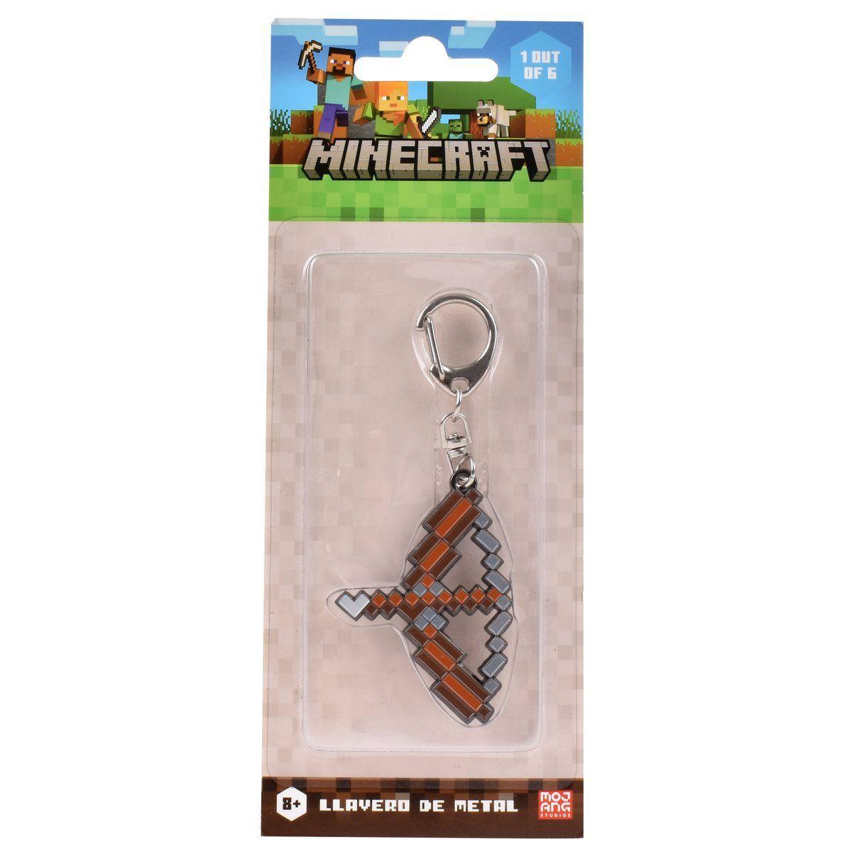 FIGURA LLAVERO METALICO MINECRAFT - ARCO-2