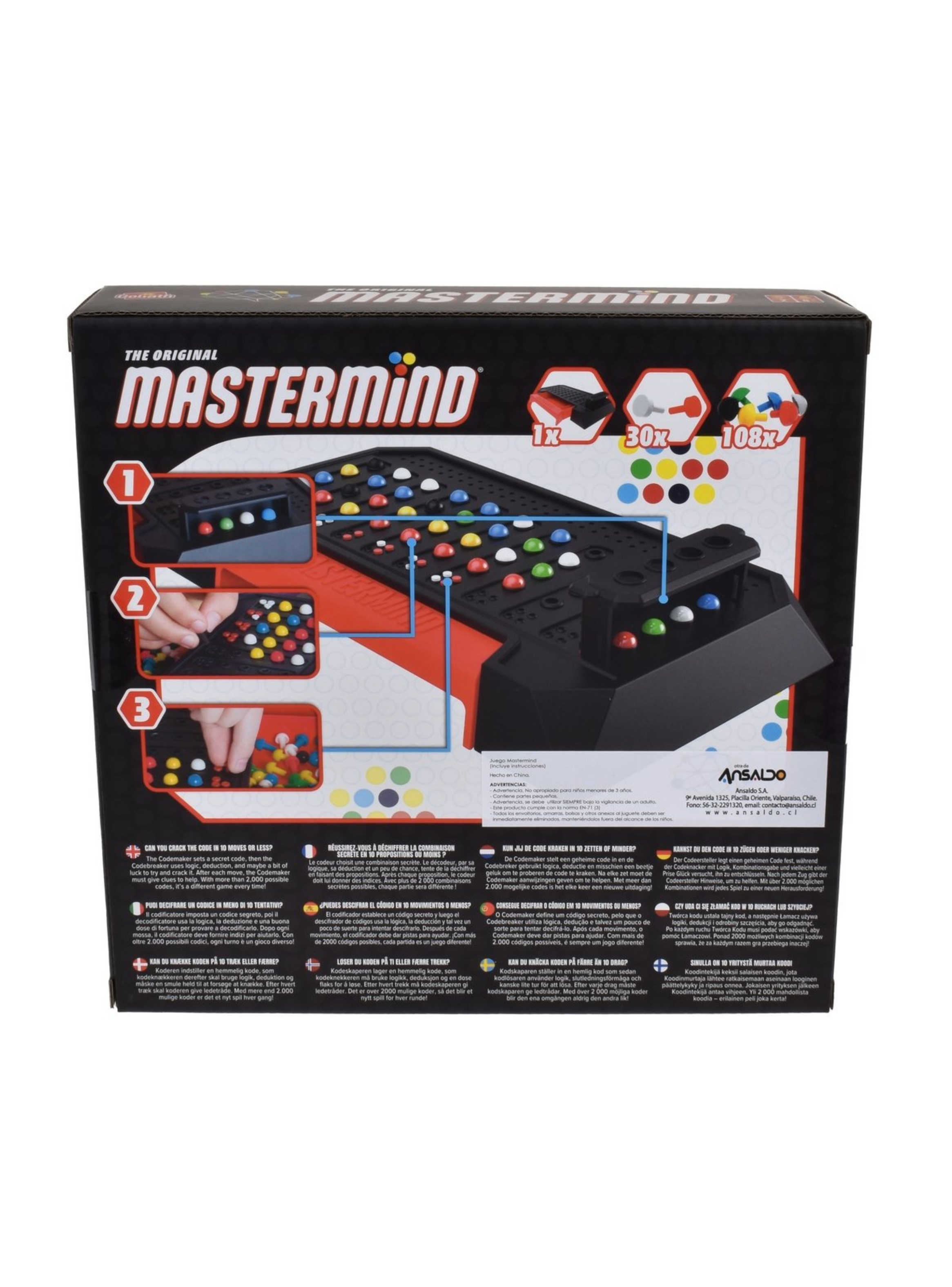 Juego De Mesa Mastermind Classic-3