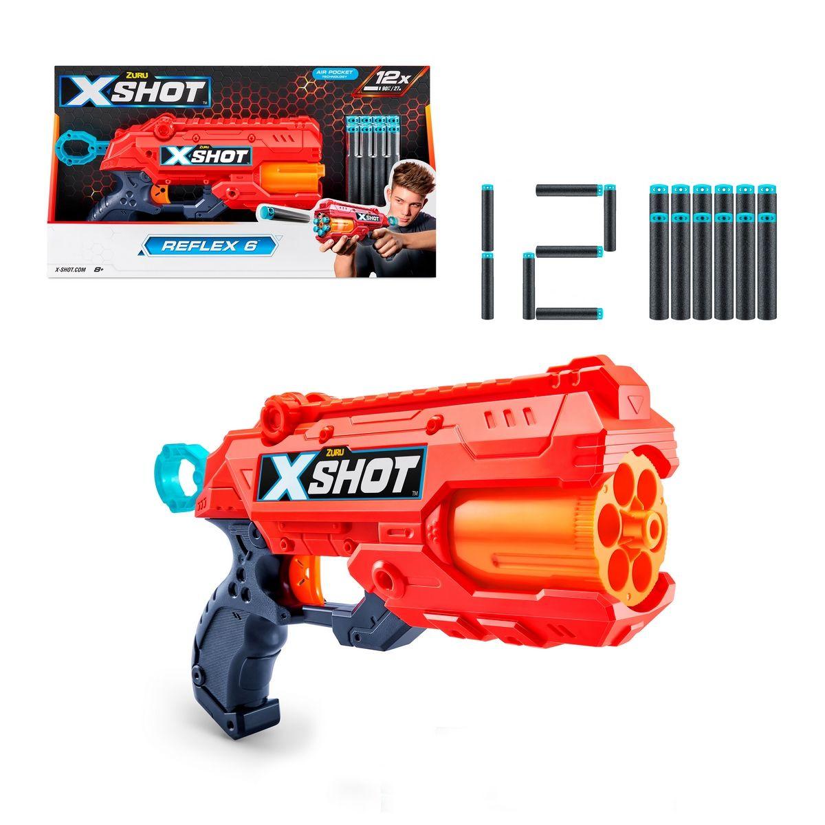 Lanzador Reflex 6 Con 16 Dardos X-Shot-0