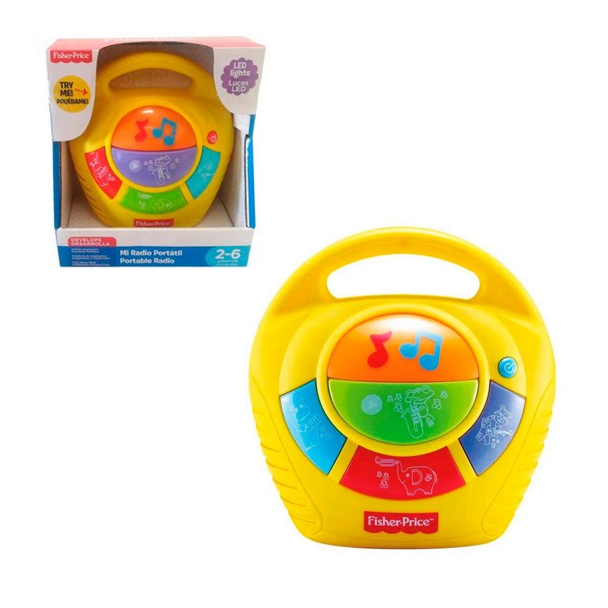Mi Primera Radio Musical Fisher Price - Amarillo-0