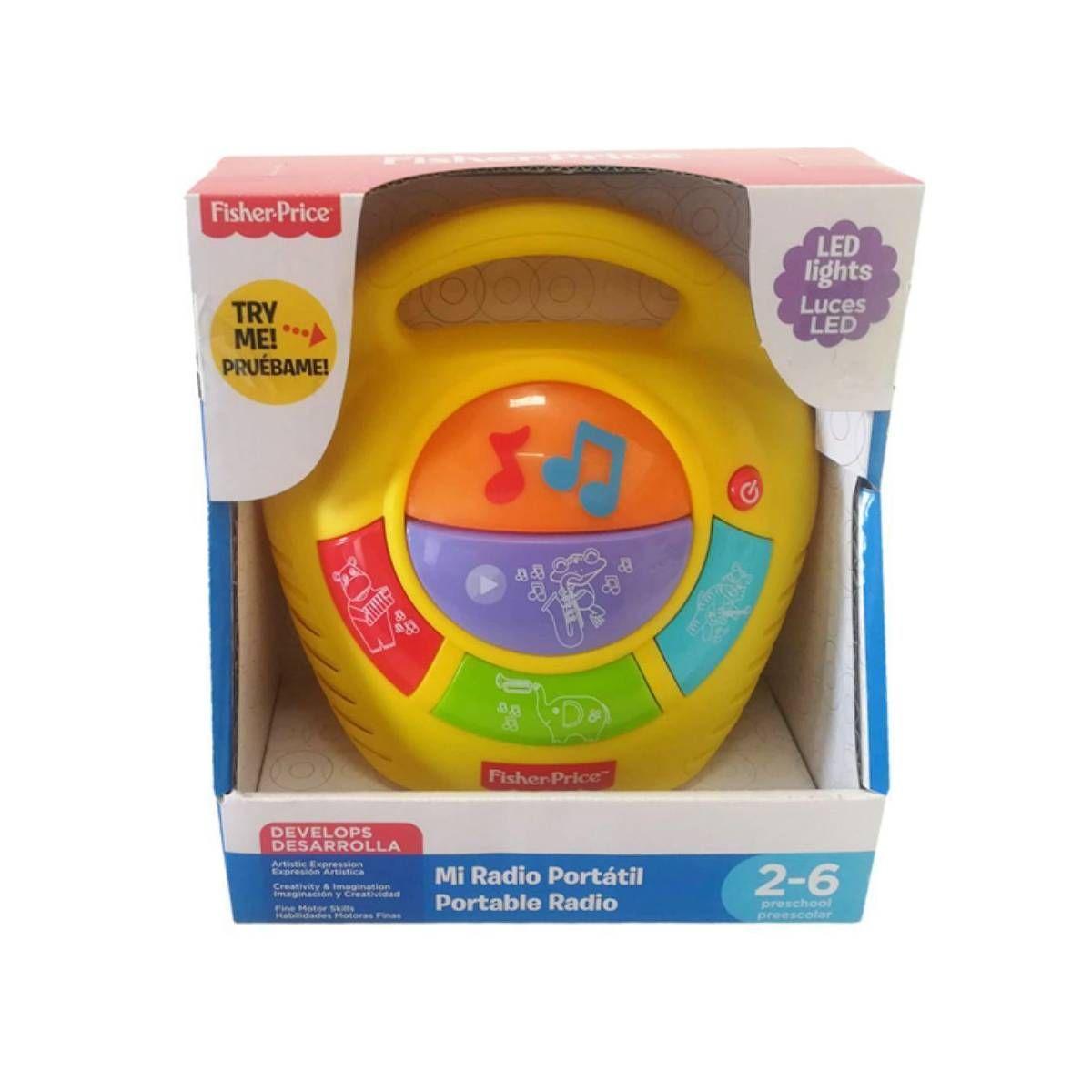 Mi Primera Radio Musical Fisher Price - Amarillo-5
