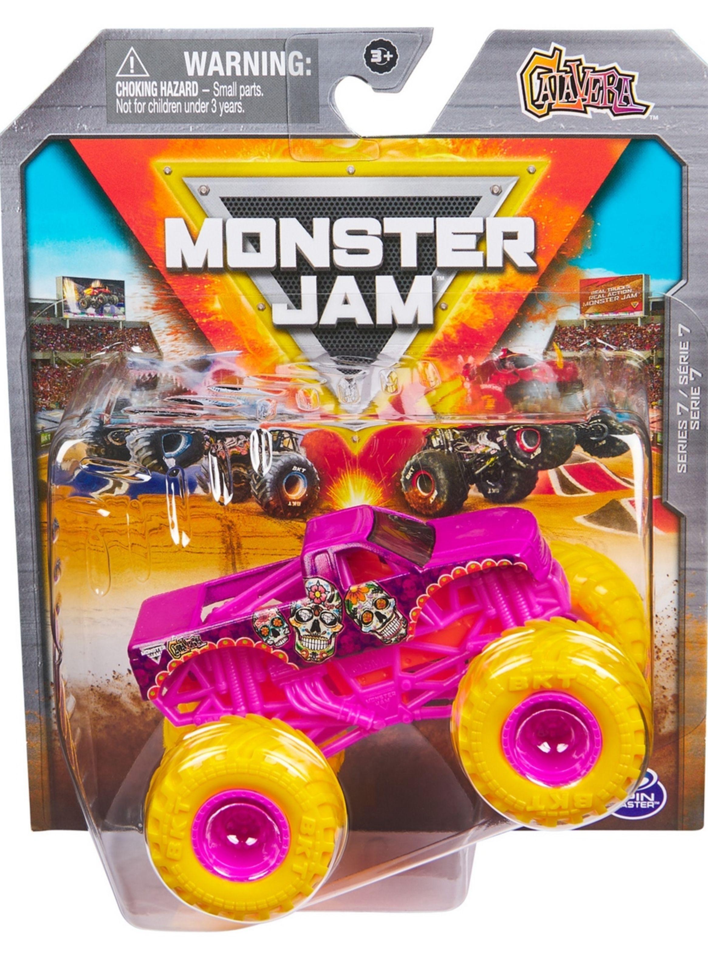 Vehículo Monster Jam 1:64 calavera metálico-2