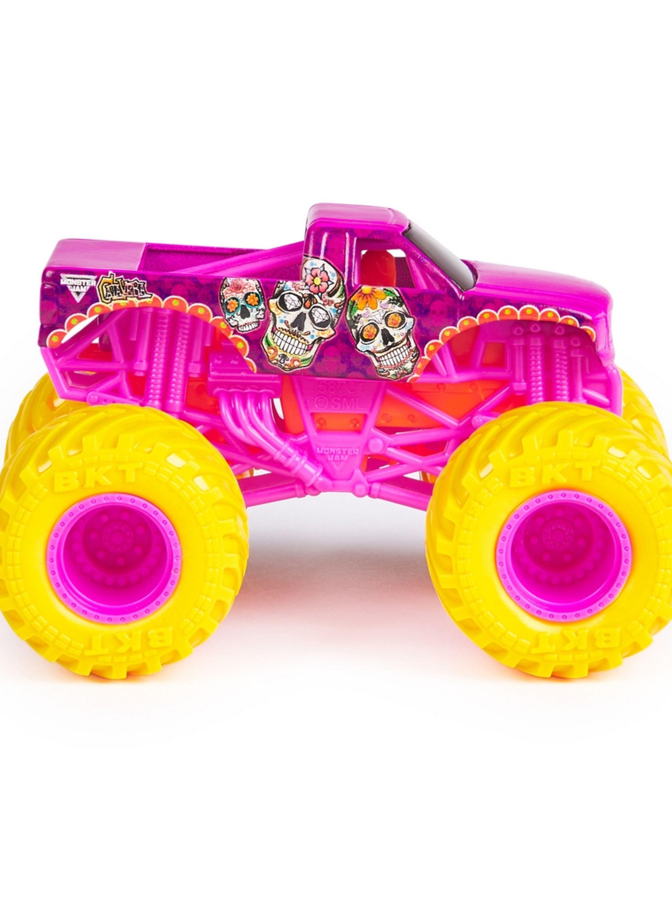Vehículo Monster Jam 1:64 calavera metálico-3
