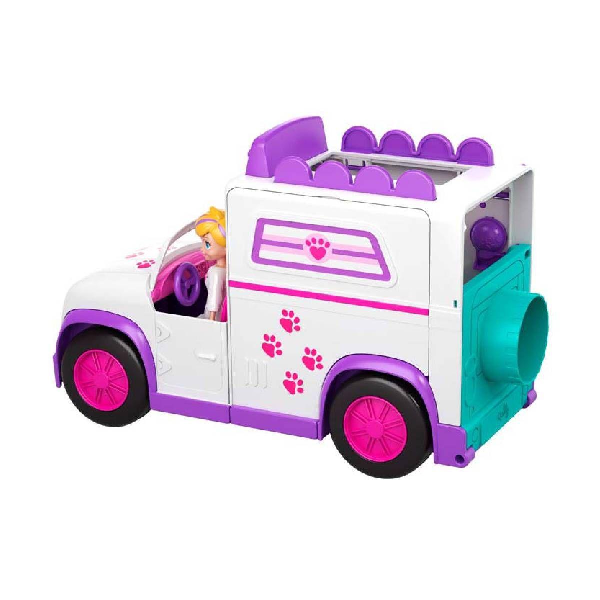 Polly Pocket Hospital Movil De Animalitos-1