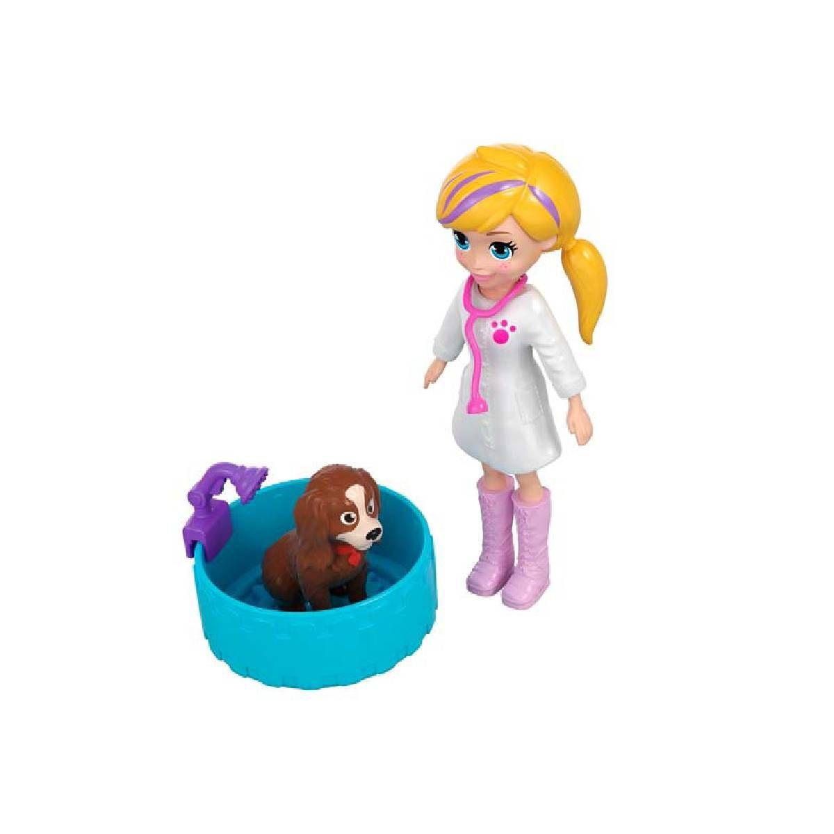 Polly Pocket Hospital Movil De Animalitos-4