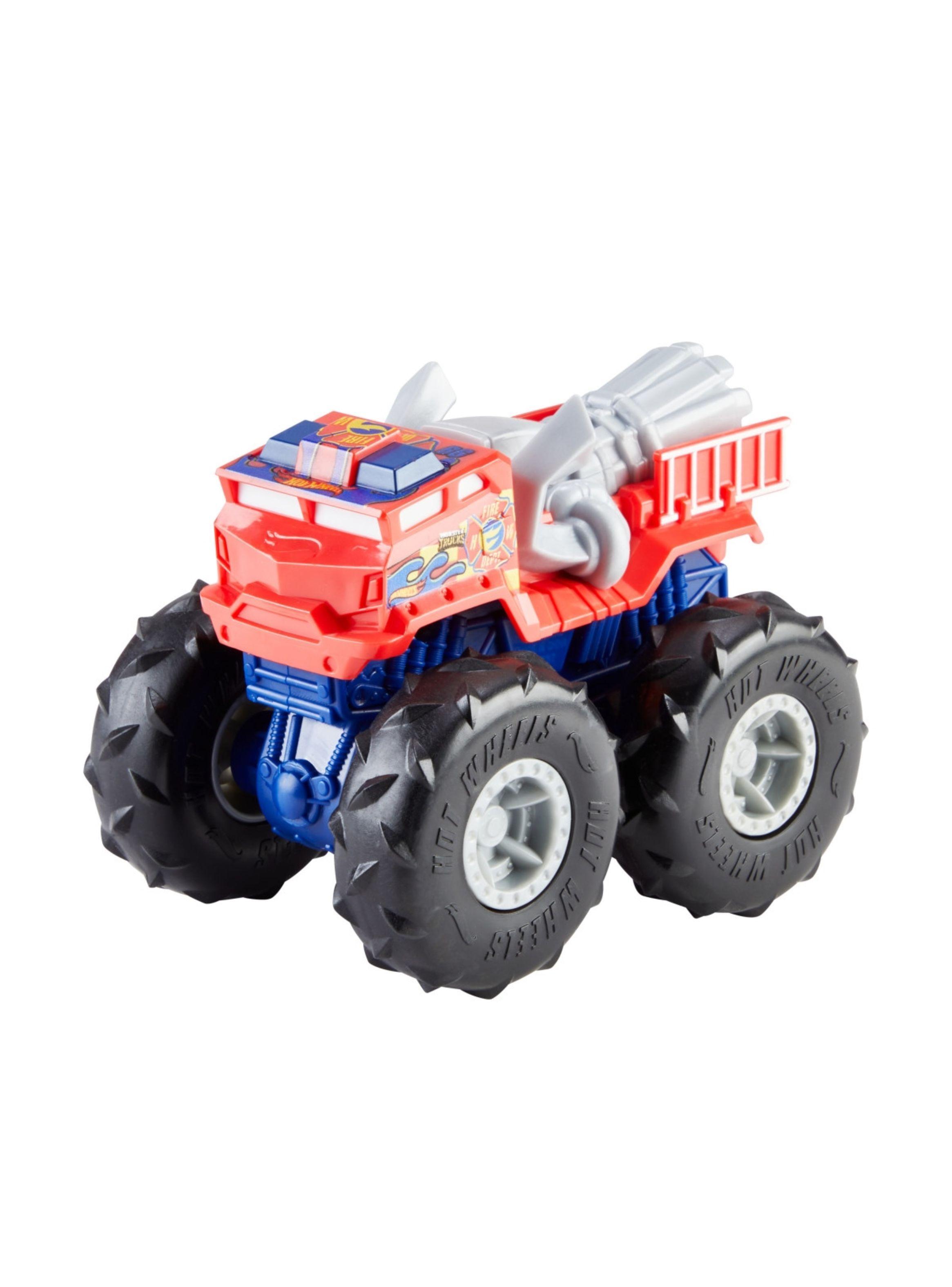 Vehículo Hot Wheels colección Monster Trucks 5 Alarma-0