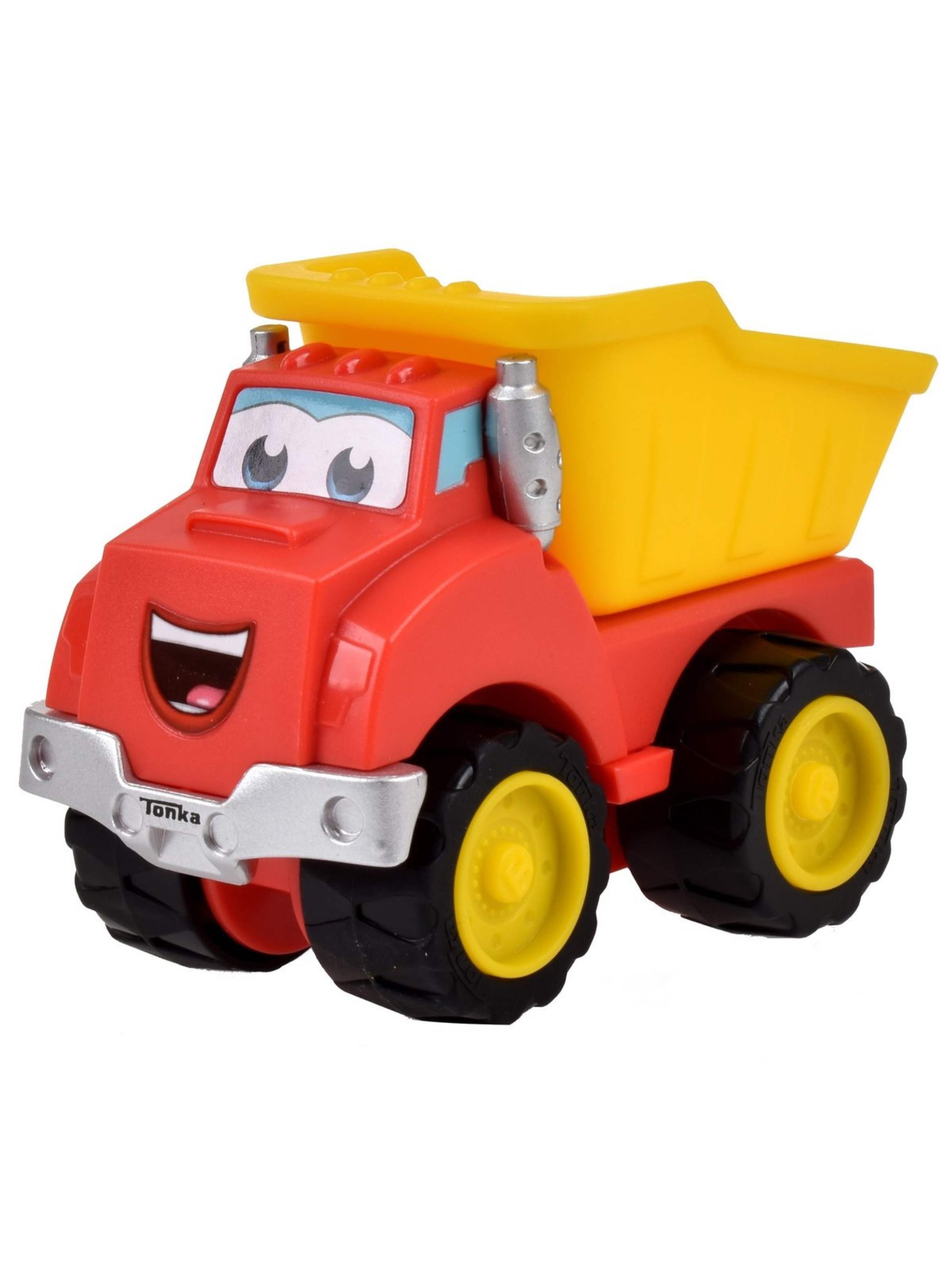 Vehículo pullback chuck and friends tonka - camión volquete-2