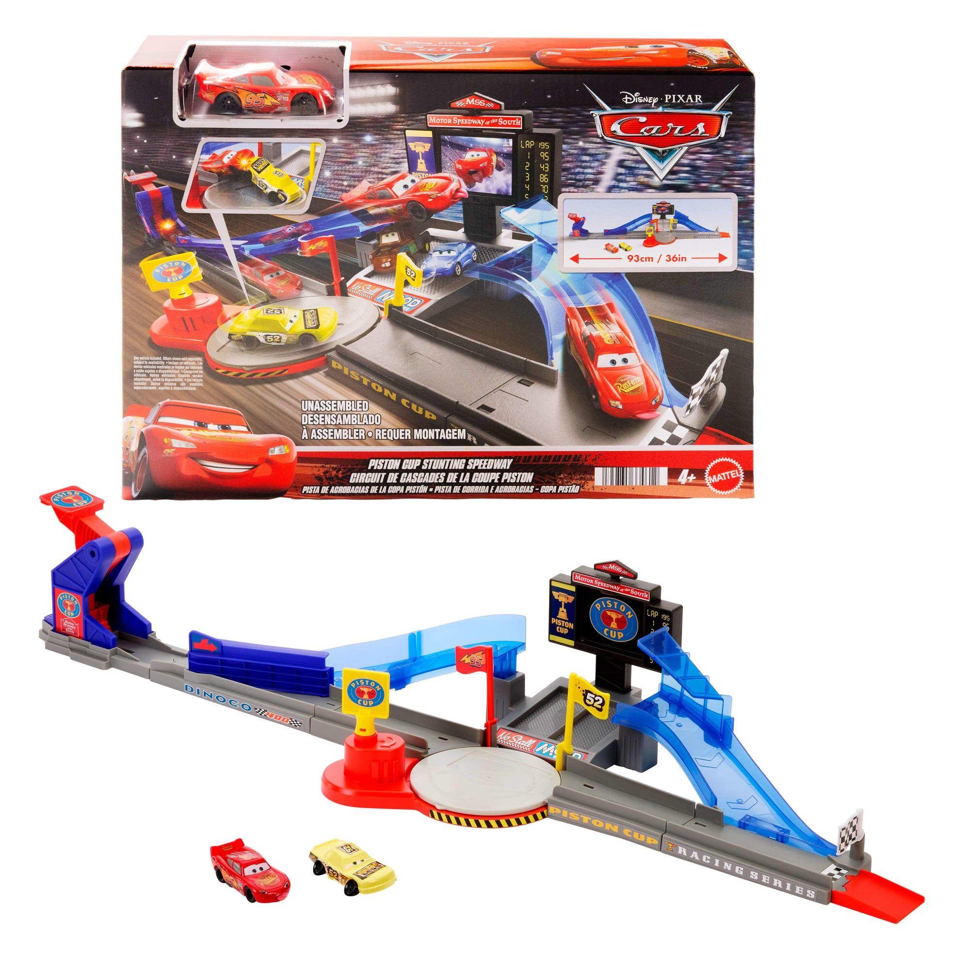 CARS DE DISNEY Y PIXAR PISTA DE ACROBACIAS DE LA COPA PISTÓN-0
