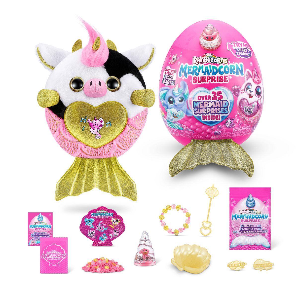Huevo Sorpresa Sirena  Rainbocorn Zuru - Dorado-0