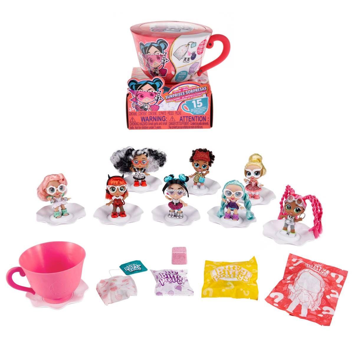 Muñequita Con Accesorios En Tazade Te Itty Bitty Prettys-0