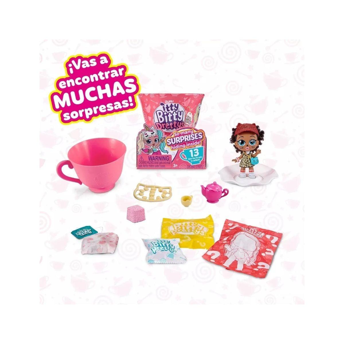 Muñequita Con Accesorios En Tazade Te Itty Bitty Prettys-2