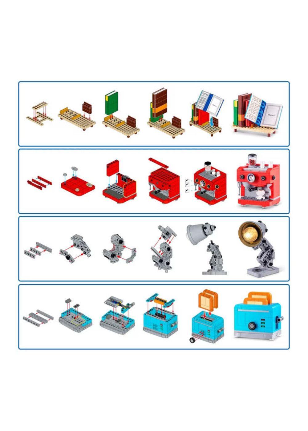 SET BLOQUES PREMIUM HOME MAX - CON DIFERENTES MODELOS DE PIEZAS - MESA DE LECTURA-2