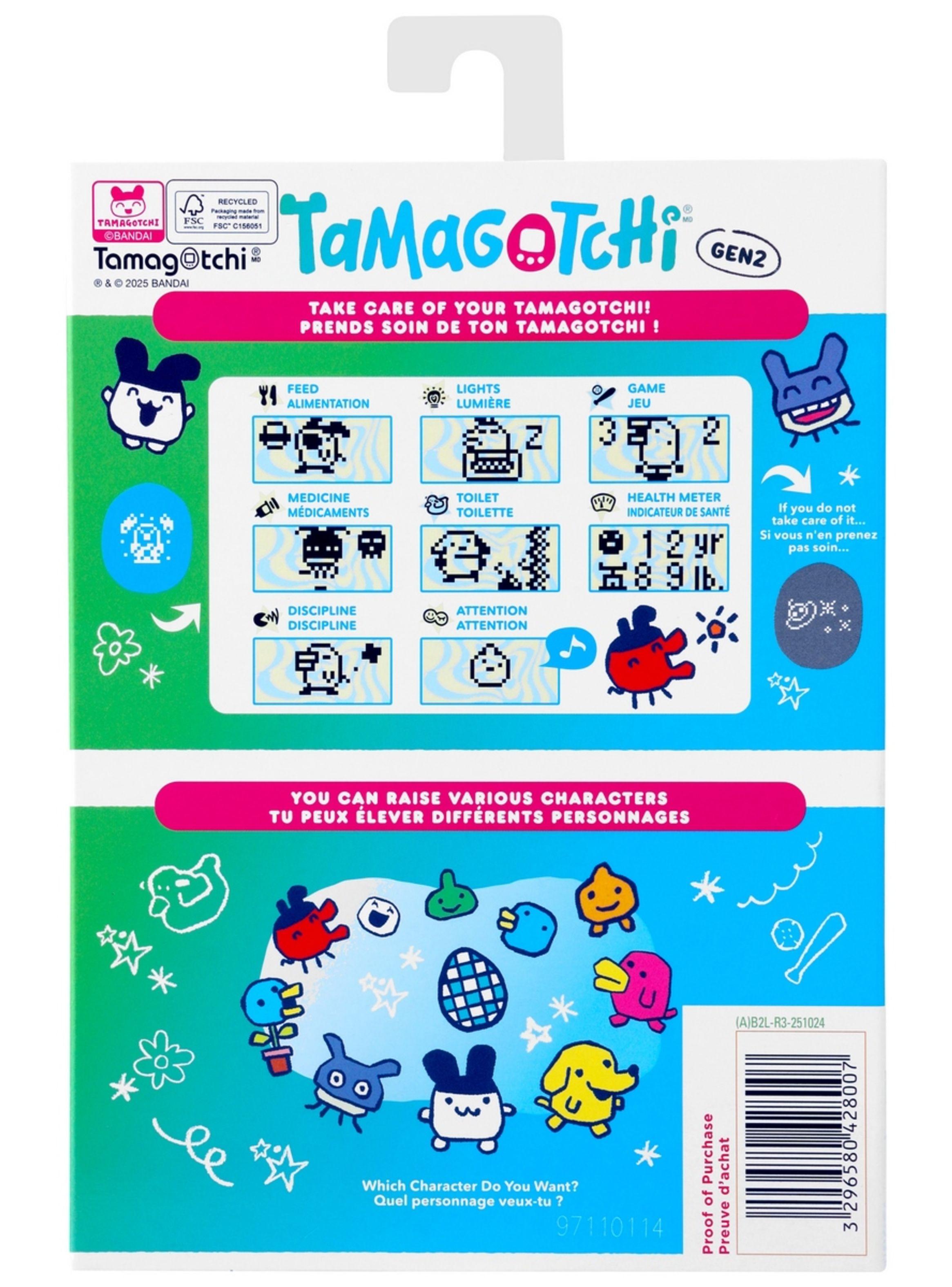 Mascota virtual tamagotchi de bandai - pink treasure jewel-3