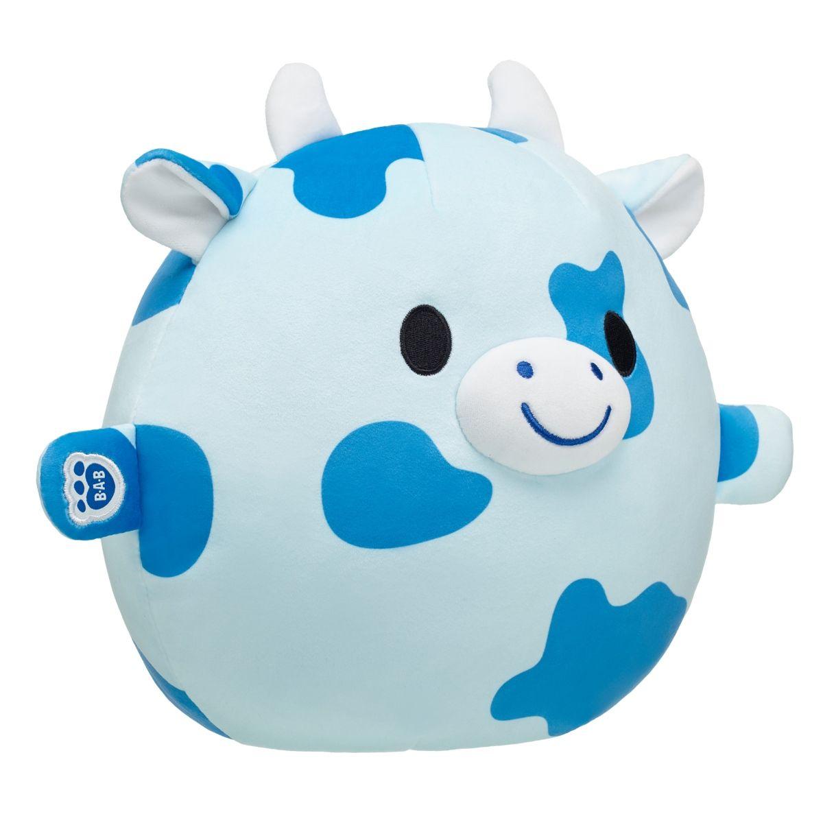 Peluche Build a Bear Skoosherz Vaca Morada colección-2