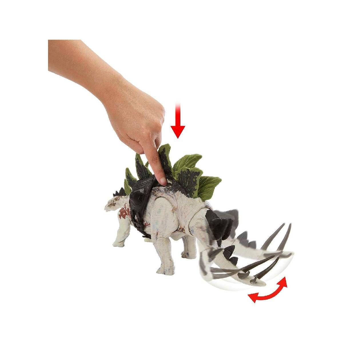 Jurassic World Stegosaurus Rastreadores Gigantes-4