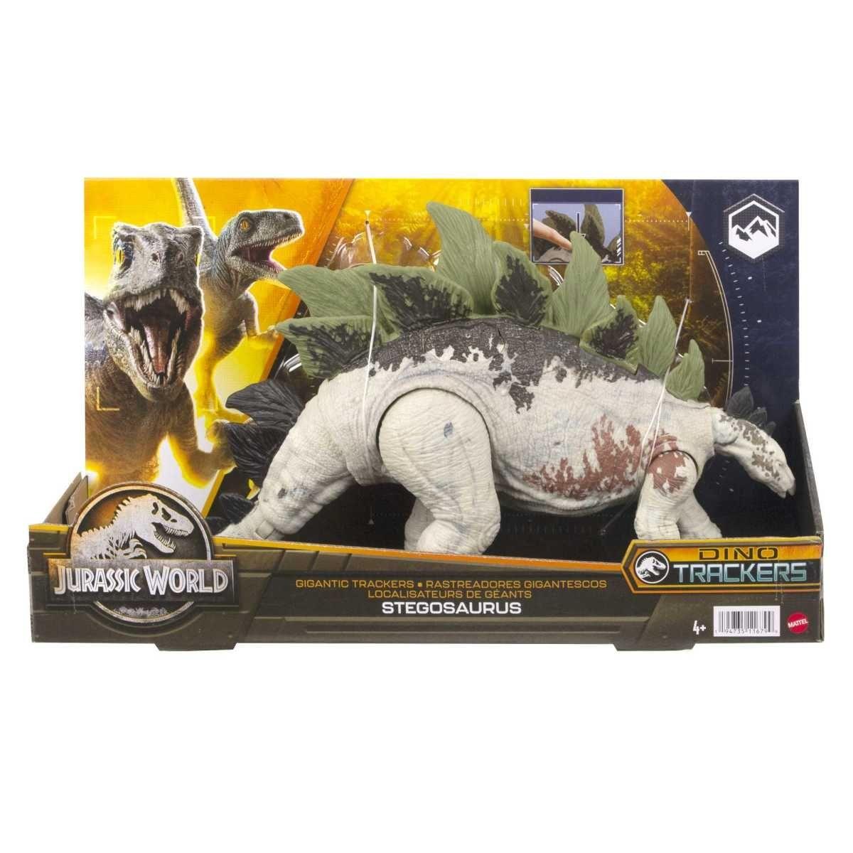 Jurassic World Stegosaurus Rastreadores Gigantes-6