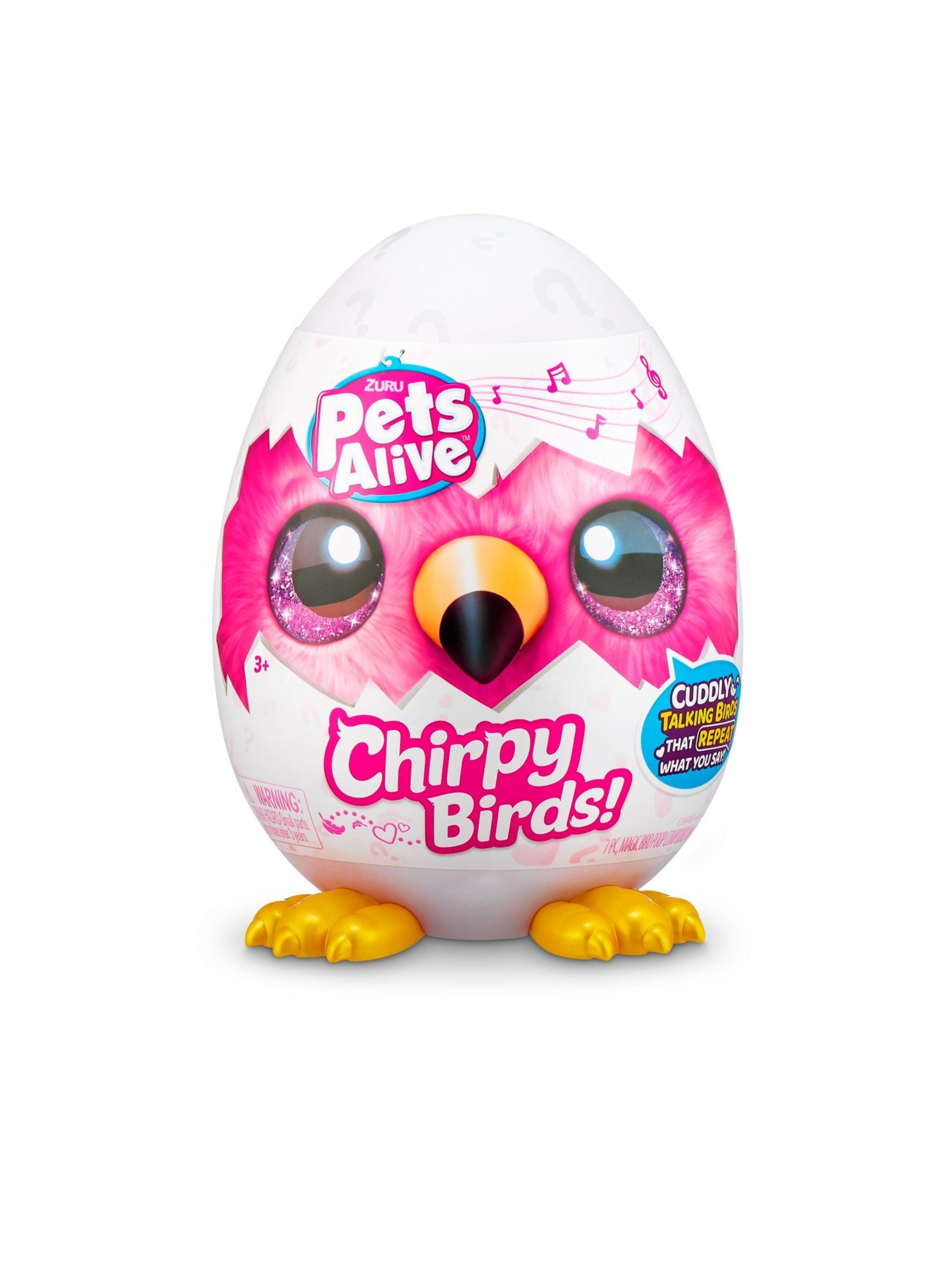 Peluche Pajaro Loco En Huevo Pets Alive-0