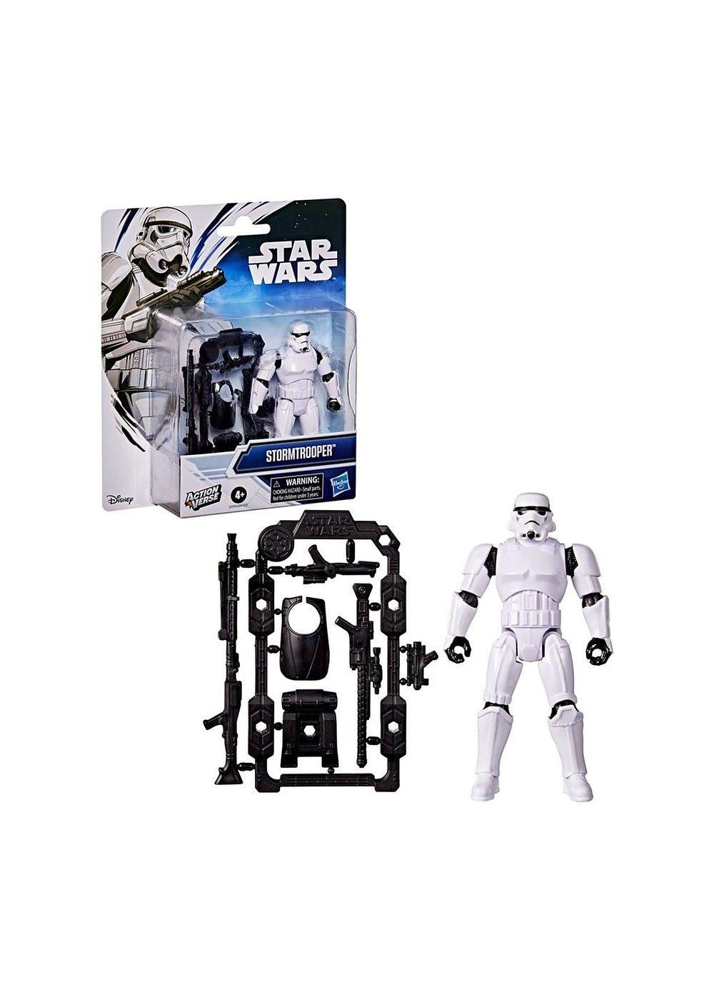 FIGURA STAR WARS CON ACCESORIO SAGA - STORMTROOPER-2