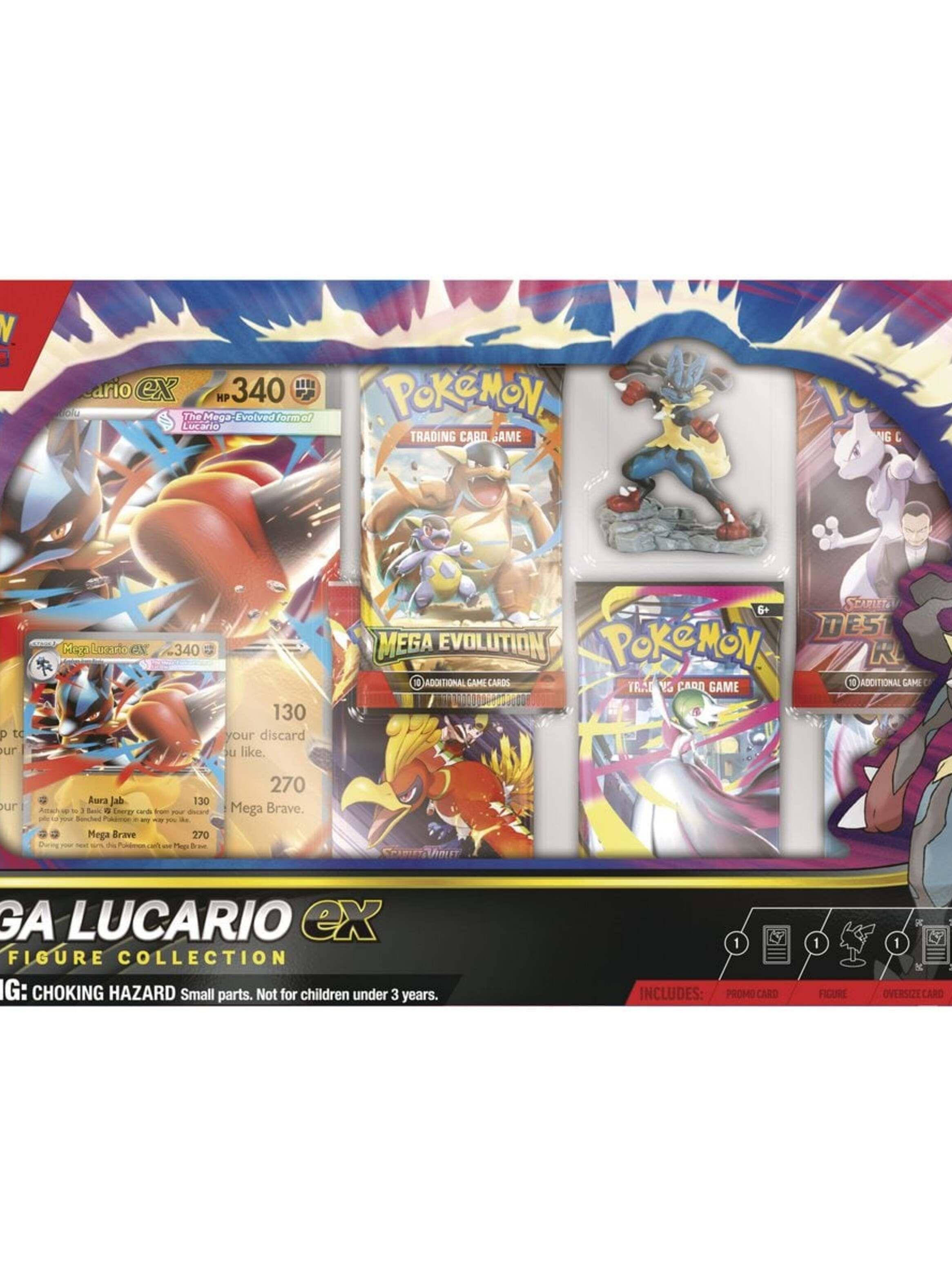 Pokémon Tcg Mega Lucario Ex Figure Collection Inglés-2