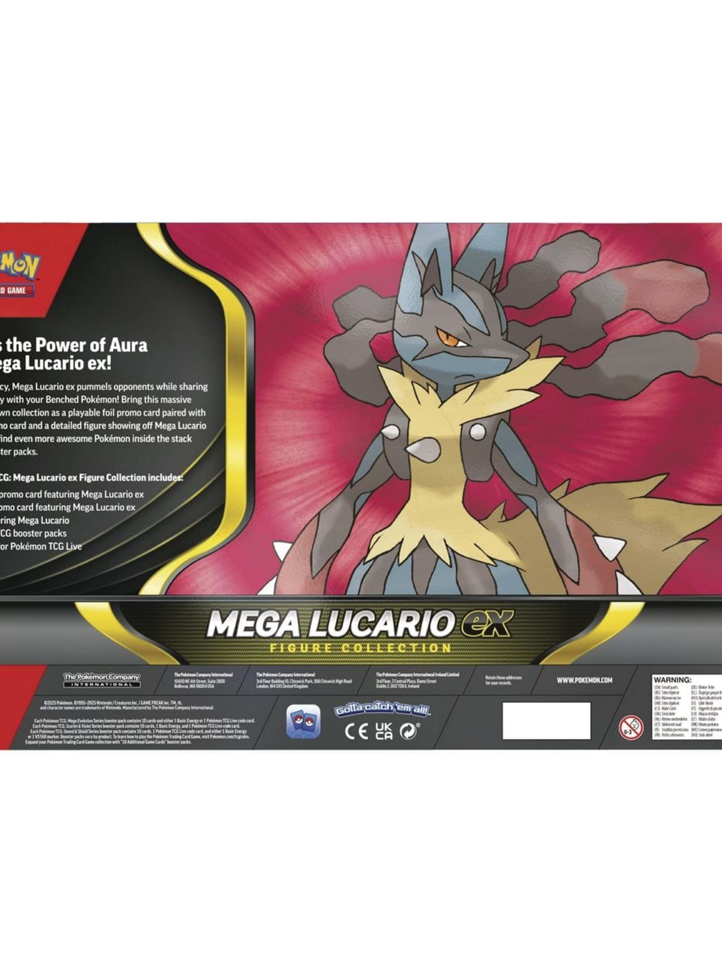 Pokémon Tcg Mega Lucario Ex Figure Collection Inglés-3