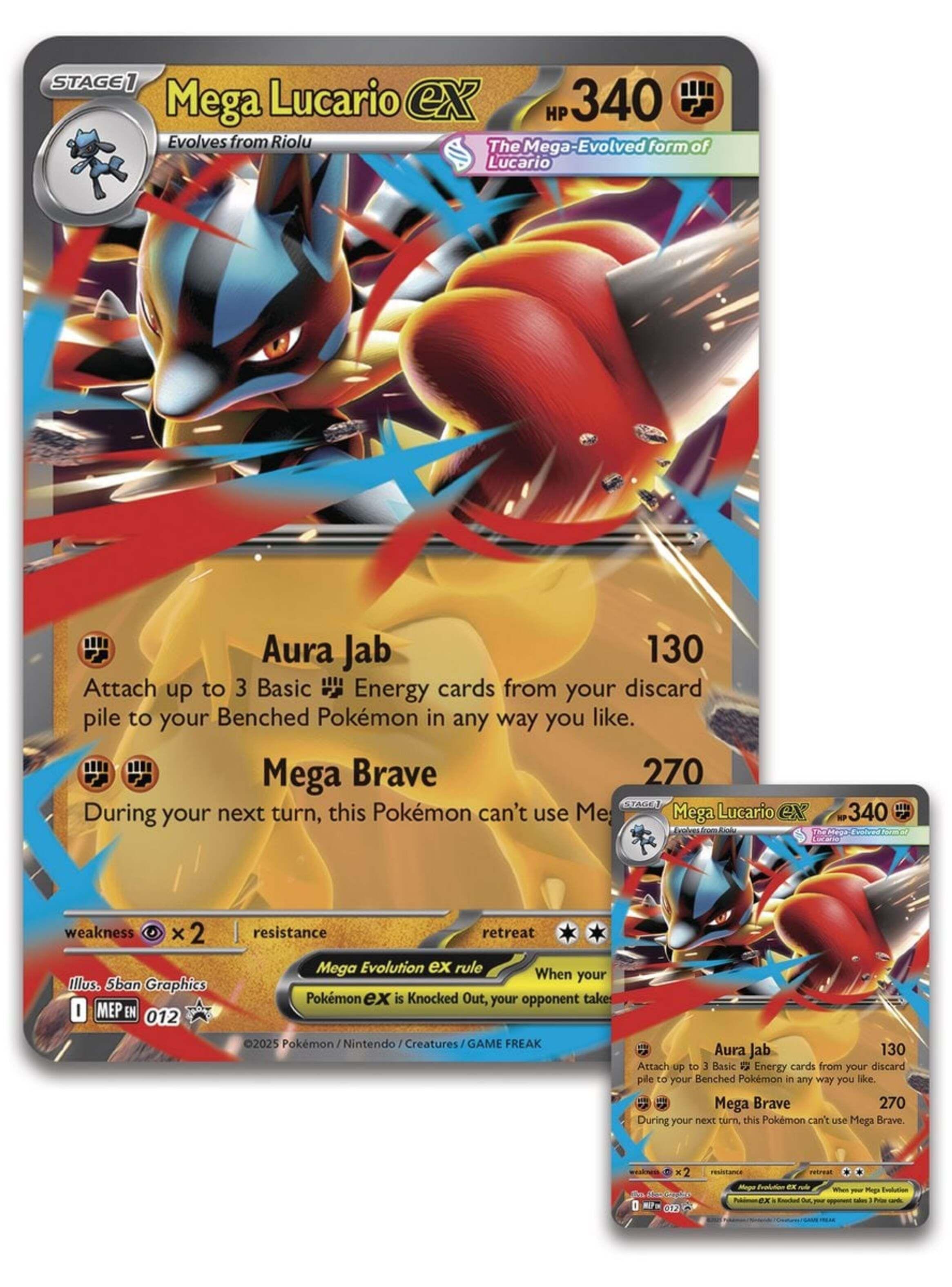 Pokémon Tcg Mega Lucario Ex Figure Collection Inglés-4