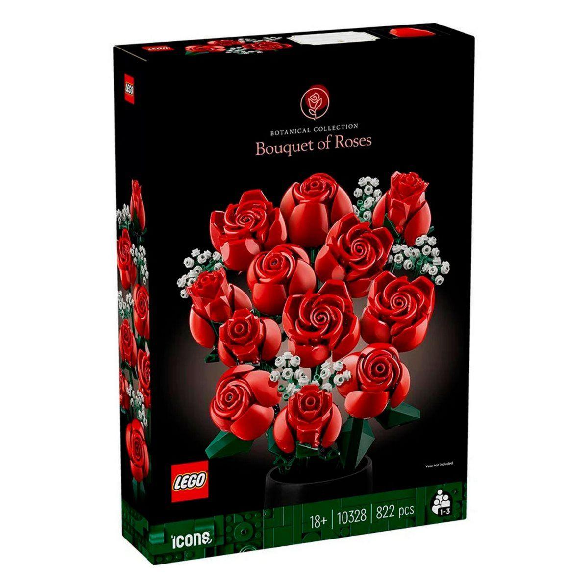 LEGO ICONS RAMO DE ROSAS-3