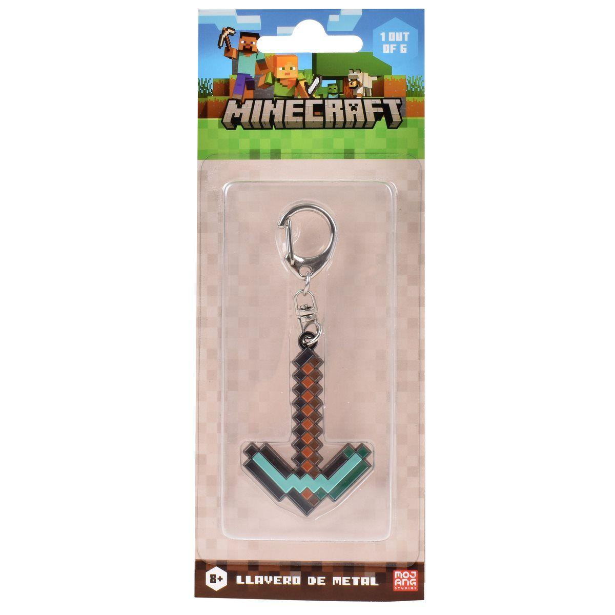 FIGURA LLAVERO METALICO MINECRAFT - PICO-2